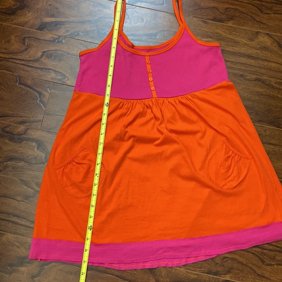 Bright coloured babydoll style top/dress in size L - Picture 8 of 10